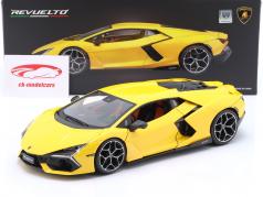Lamborghini Revuelto Hybrid 建設年 2023 黄色 1:18 Maisto