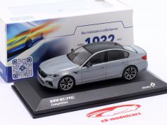 BMW M5 Competition (F90) year 2022 dull grey metallic 1:43 Solido
