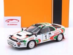 Toyota Celica Turbo 4WD #1 gagnant Safari Rallye 1993 Kankkunen, Piironen 1:18 Ixo
