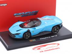 Ferrari Daytona SP3 Closed Top 2022 蓝色的 1:43 Bburago Signature