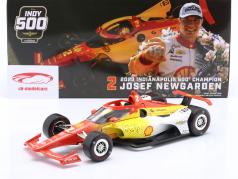 J. Newgarden Chevrolet #2 vincitore Indy500 IndyCar Series 2023 Sporco versione 1:18 Greenlight