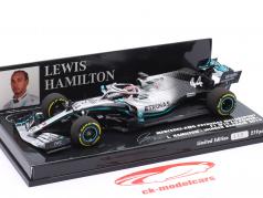 Hamilton Mercedes-AMG F1 W10 #44 Vinder Bahrain GP formel 1 2019 1:43 Minichamps