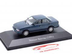 Nissan Sentra Byggeår 1991 mørkeblå 1:43 Altaya