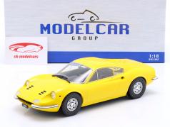 Ferrari Dino 246 GT Anno di costruzione 1969 giallo 1:18 Model Car Group