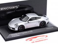 Porsche 911 (992) Carrera 4 GTS 2021 серебро 1:43 Minichamps