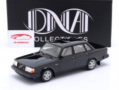 Volvo 244 Turbo Byggeår 1981 sort 1:18 DNA Collectibles