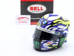 Valentino Rossi BMW M4 GT3 #46 Team WRT GTWC 2023 capacete 1:2 Bell