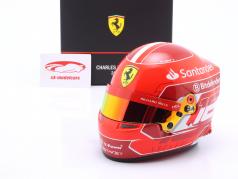Charles Leclerc #16 Scuderia Ferrari формула 1 2024 шлем 1:2 Bell