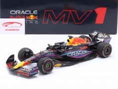 M. Verstappen Red Bull RB19 #1 ganhador Miami GP Fórmula 1 Campeão mundial 2023 1:18 Minichamps