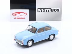 Syrena 105 year 1975 light blue 1:24 WhiteBox