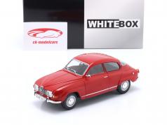Saab 96 V4 Bouwjaar 1970 rood 1:24 WhiteBox