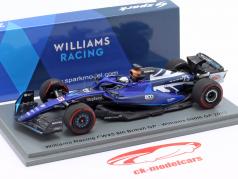 Alexander Albon Williams FW45 #23 octavo británico GP fórmula 1 2023 1:43 Spark