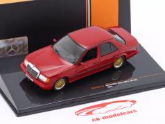 Mercedes-Benz 300E (W124) 建設年 1984 暗赤色 1:43 Ixo