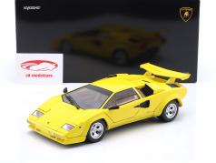 Lamborghini Countach LP5000 Quattrovalvole 1982 yellow 1:18 Kyosho