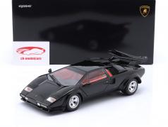 Lamborghini Countach LP5000 Quattrovalvole 1982 黑色的 1:18 Kyosho