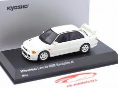 Mitsubishi Lancer GSR Evolution III 建设年份 1995 白色的 1:43 Kyosho