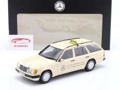 Mercedes-Benz 300 D T-Modell (S124) タクシー 建設年 1989-1993 ライトアイボリー 1:18 Norev