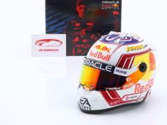 M. Verstappen Red Bull #1 gagnant Néerlandais GP formule 1 Champion du monde 2023 casque 1:2 Schuberth