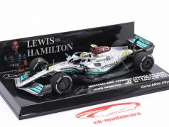 L. Hamilton Mercedes-AMG F1 W13 #44 2 Frankrig GP formel 1 2022 1:43 Minichamps