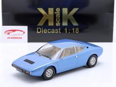 Ferrari 308 GT4 Année de construction 1974 Bleu clair métallique 1:18 KK-Scale