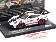 Porsche 911 (992) GT3 RS  RSR Collector Edition hvid 1:43 Minichamps