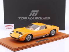 Lamborghini Miura SV Año de construcción 1971 naranja 1:12 Top Marques