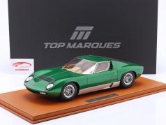 Lamborghini Miura SV Anno di costruzione 1971 verde metallico 1:12 Top Marques