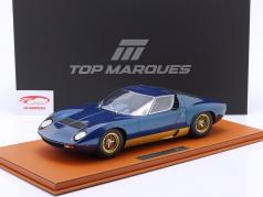 Lamborghini Miura SV Anno di costruzione 1971 blu scuro 1:12 Top Marques