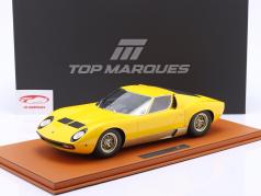 Lamborghini Miura SV Año de construcción 1971 amarillo 1:12 Top Marques