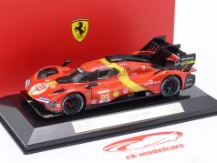 Ferrari 499P #51 ganador 24h LeMans 2023 Pier Guidi, Calado, Giovinazzi 1:43 Bburago