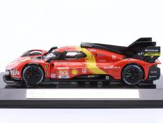Ferrari 499P #51 winnaar 24h LeMans 2023 Pier Guidi, Calado, Giovinazzi 1:43 Bburago