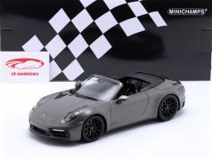 Porsche 911 (992) Carrera 4 GTS カブリオレ 2021 アゲートグレー メタリックな 1:18 Minichamps