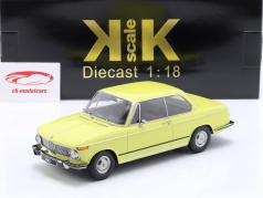 BMW 1602 serie 1 Byggeår 1971 gul 1:18 KK-Scale