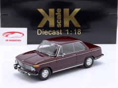 BMW 2002 ti series 1 year 1971 dark red 1:18 KK-Scale
