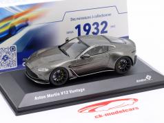 Aston Martin V12 Vantage Grijs 1:43 Solido