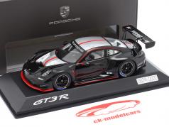Porsche 911 (992) GT3 R zwart 1:43 Spark