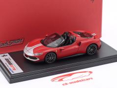 Ferrari 296 GTS Spider Assetto Fiorano 2022 красный / серебро 1:43 LookSmart