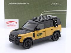 Land Rover Defender 110 Трофей версия 2022 желтый / черный 1:18 Almost Real
