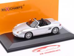 Porsche Boxster S 建設年 2002 銀 メタリックな 1:43 Minichamps