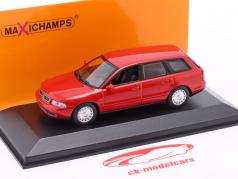 Audi A4 Avant 建設年 1995 赤 1:43 Minichamps