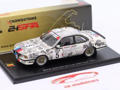 BMW 635 CSi #5 ganhador 24h Spa 1985 Ravaglia, Berger, Surer 1:43 Spark