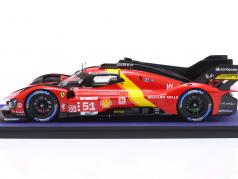 Ferrari 499P #51 vinder 24h LeMans 2023 Pier Guidi, Calado, Giovinazzi 1:18 Looksmart