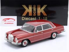 Mercedes-Benz 300 SEL 6.3 (W109) 建設年 1967-1972 暗赤色 メタリックな 1:18 KK-Scale