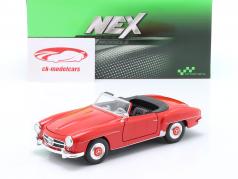 Mercedes-Benz 190 SL Open Top year 1955 red 1:24 Welly