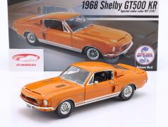 Shelby GT500 KR Byggeår 1968 orange 1:18 GMP