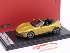 Ferrari Roma Spider Ano de construção 2023 Montecarlo amarelo 1:43 LookSmart
