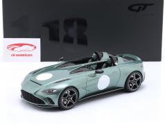 Aston Martin V12 Speedster зеленый металлический 1:18 GT-Spirit