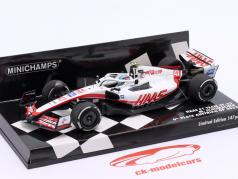 Mick Schumacher Haas VF-22 #47 6º Áustria GP Fórmula 1 2022 1:43 Minichamps