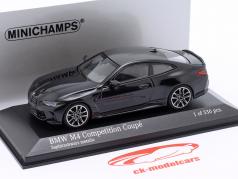 BMW M4 Competition Coupe Année de construction 2020 saphir noir 1:43 Minichamps