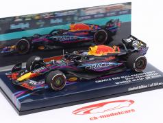 Max Verstappen Red Bull RB19 #1 vincitore Miami GP formula 1 Campione del mondo 2023 1:43 Minichamps